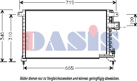 AKS Dasis 102020N - Condensateur, climatisation droxauto.com