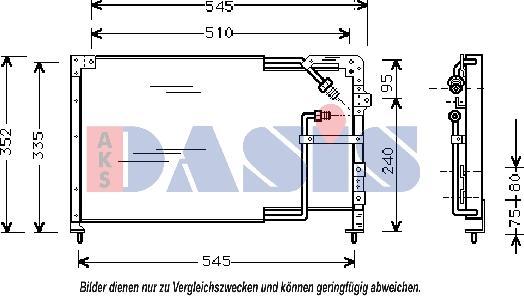 AKS Dasis 112030N - Condensateur, climatisation droxauto.com