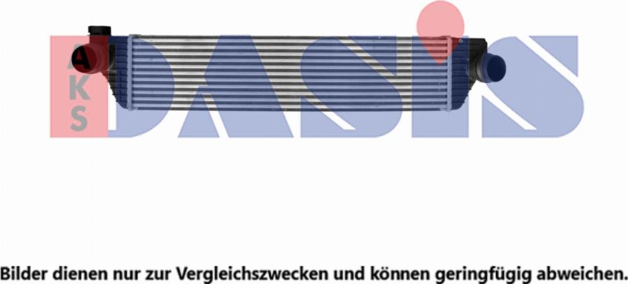 AKS Dasis 187051N - Intercooler, échangeur droxauto.com