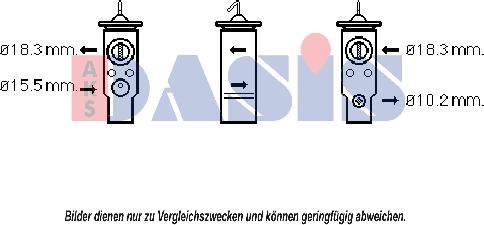 AKS Dasis 840167N - Détendeur, climatisation droxauto.com