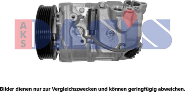 AKS Dasis 850364N - Compresseur, climatisation droxauto.com