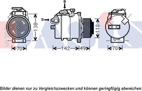 AKS Dasis 851913N - Compresseur, climatisation droxauto.com