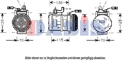 AKS Dasis 851020N - Compresseur, climatisation droxauto.com