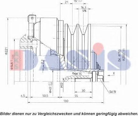 AKS Dasis 851150N - Embrayage magnétique, pour compresseurs de climatisation droxauto.com