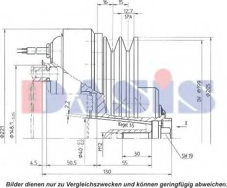 AKS Dasis 851122N - Embrayage magnétique, pour compresseurs de climatisation droxauto.com