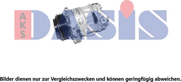 AKS Dasis 853064N - Compresseur, climatisation droxauto.com