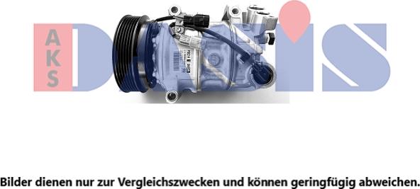AKS Dasis 853068N - Compresseur, climatisation droxauto.com