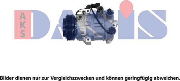 AKS Dasis 853039N - Compresseur, climatisation droxauto.com