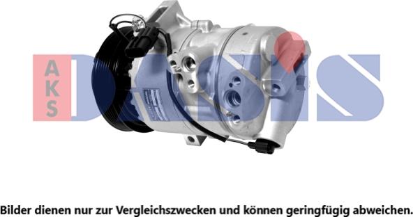 AKS Dasis 853029N - Compresseur, climatisation droxauto.com