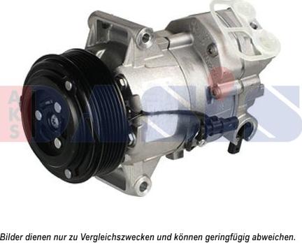 AKS Dasis 852697N - Compresseur, climatisation droxauto.com