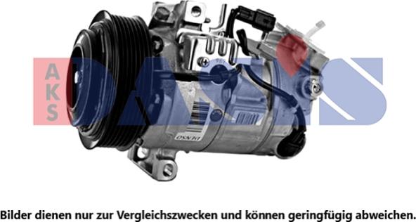 AKS Dasis 852360N - Compresseur, climatisation droxauto.com