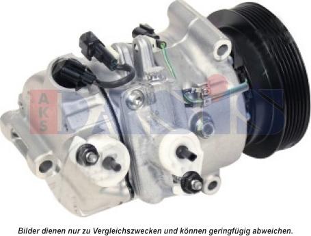 AKS Dasis 852728N - Compresseur, climatisation droxauto.com