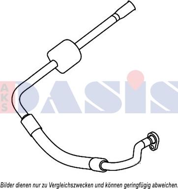 AKS Dasis 885904N - Conduite à haute / basse pression, climatisation droxauto.com