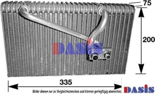AKS Dasis 820052N - Évaporateur climatisation droxauto.com