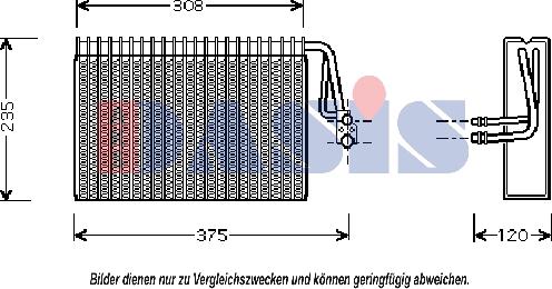 AKS Dasis 820202N - Évaporateur climatisation droxauto.com