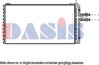 AKS Dasis 332030N - Condensateur, climatisation droxauto.com