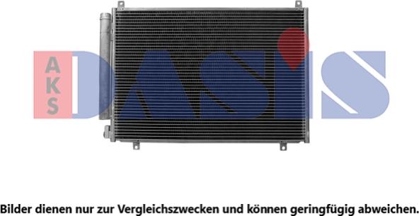 AKS Dasis 322035N - Condensateur, climatisation droxauto.com