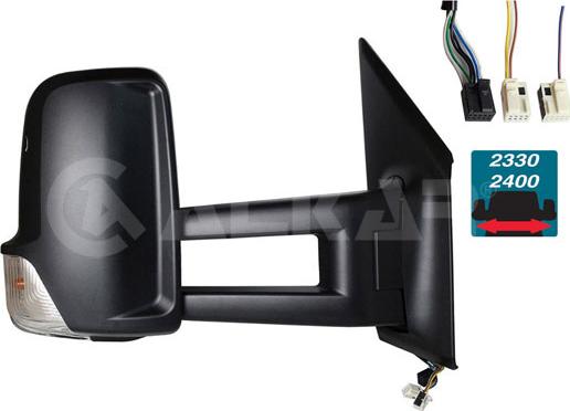 Alkar 9242021 - Rétroviseur extérieur droxauto.com