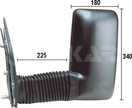 Alkar 9269977 - Rétroviseur extérieur droxauto.com