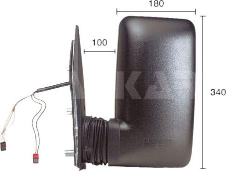 Alkar 9227977 - Rétroviseur extérieur droxauto.com