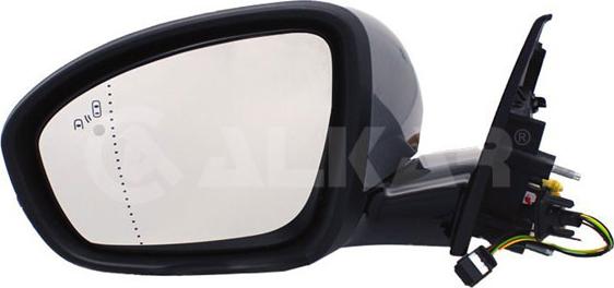 Alkar 6151243 - Rétroviseur extérieur droxauto.com