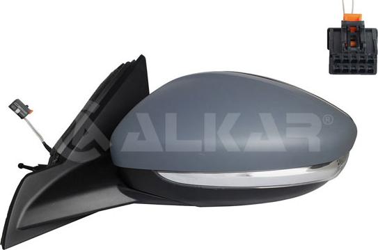 Alkar 6129312 - Rétroviseur extérieur droxauto.com