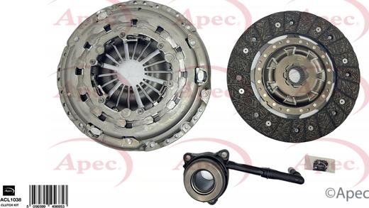 APEC ACL1038 - Kit d'embrayage droxauto.com