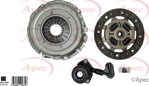 APEC ACL1024 - Kit d'embrayage droxauto.com