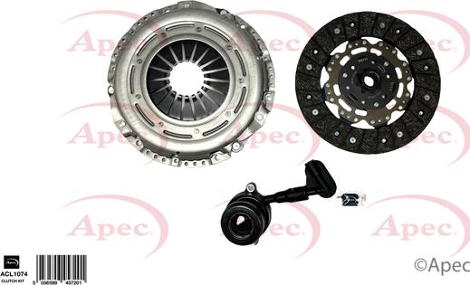 APEC ACL1074 - Kit d'embrayage droxauto.com
