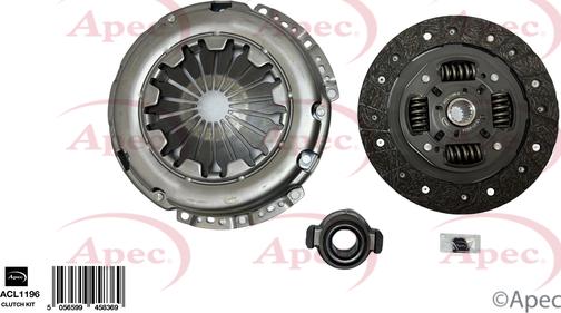 APEC ACL1196 - Kit d'embrayage droxauto.com