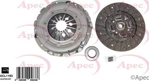 APEC ACL1193 - Kit d'embrayage droxauto.com