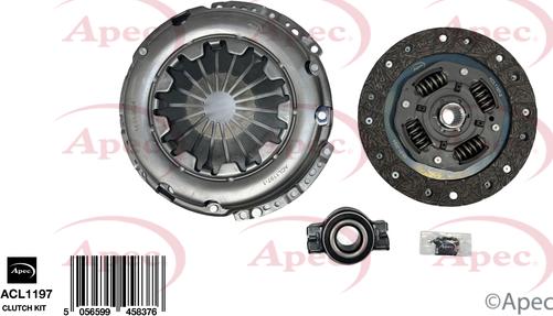 APEC ACL1197 - Kit d'embrayage droxauto.com