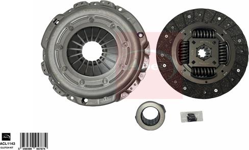 APEC ACL1143 - Kit d'embrayage droxauto.com