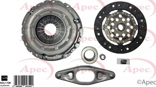 APEC ACL1108 - Kit d'embrayage droxauto.com