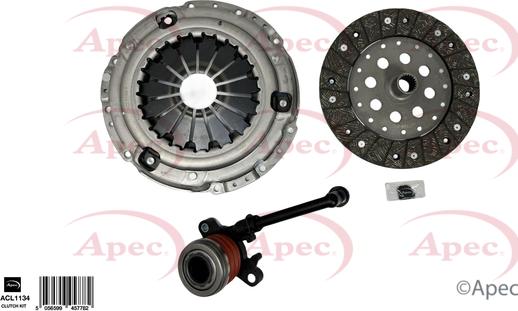APEC ACL1134 - Kit d'embrayage droxauto.com