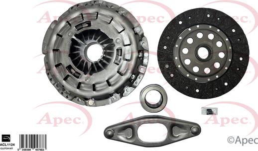 APEC ACL1124 - Kit d'embrayage droxauto.com