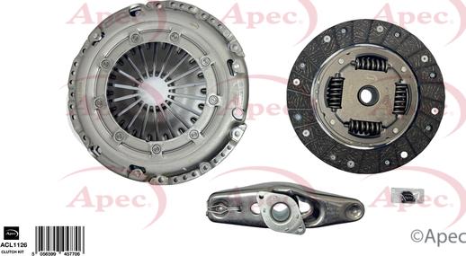 APEC ACL1126 - Kit d'embrayage droxauto.com
