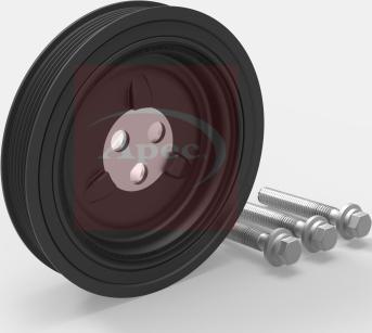 APEC ATV1007 - Poulie, vilebrequin droxauto.com