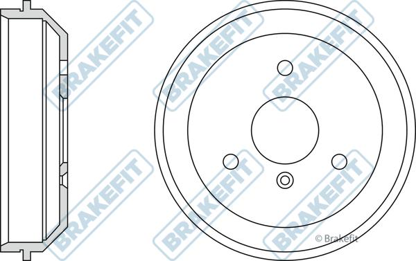 APEC BDR9045 - Tambour de frein droxauto.com