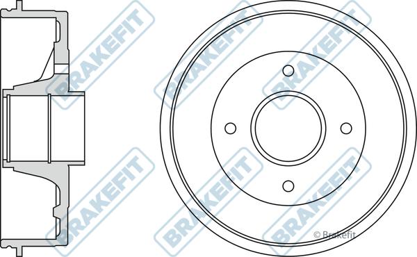 APEC BDR9003 - Tambour de frein droxauto.com