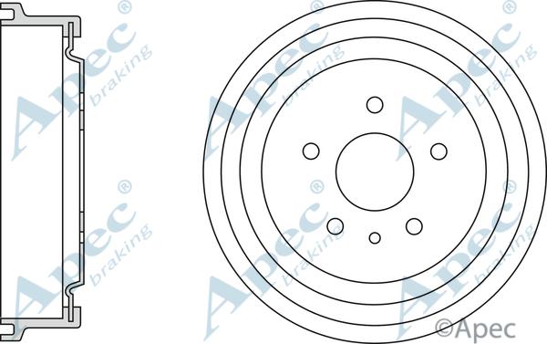 APEC DRM9939 - Tambour de frein droxauto.com