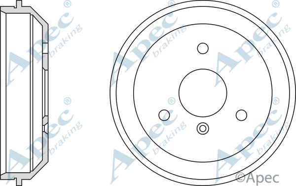 APEC DRM9935 - Tambour de frein droxauto.com