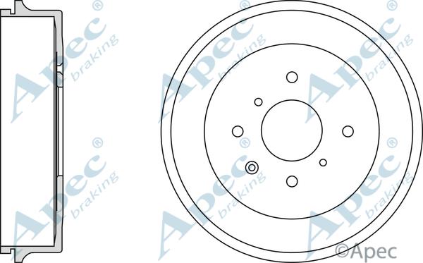 APEC DRM9979 - Tambour de frein droxauto.com