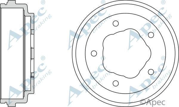 APEC DRM9510 - Tambour de frein droxauto.com