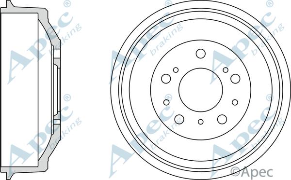 APEC DRM9705 - Tambour de frein droxauto.com