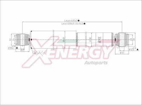 AP XENERGY X414343 - Amortisseur droxauto.com