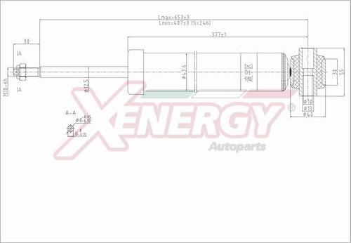 AP XENERGY X066349 - Amortisseur droxauto.com