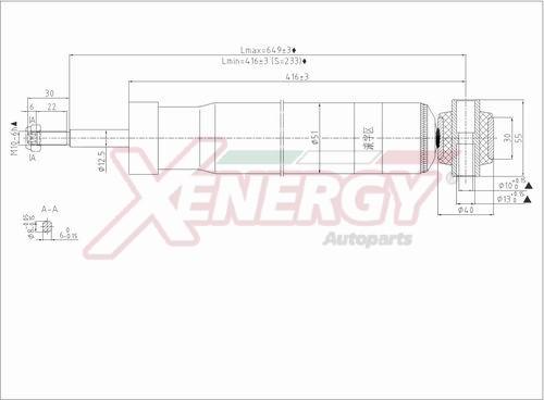 AP XENERGY X085345 - Amortisseur droxauto.com