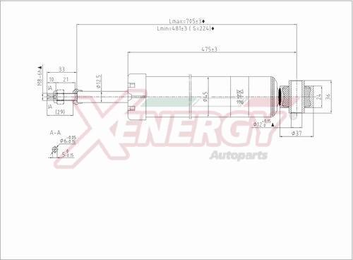AP XENERGY X194349 - Amortisseur droxauto.com