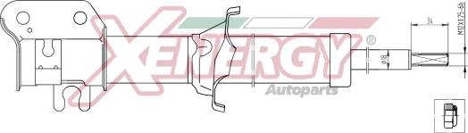 AP XENERGY X101332 - Amortisseur droxauto.com